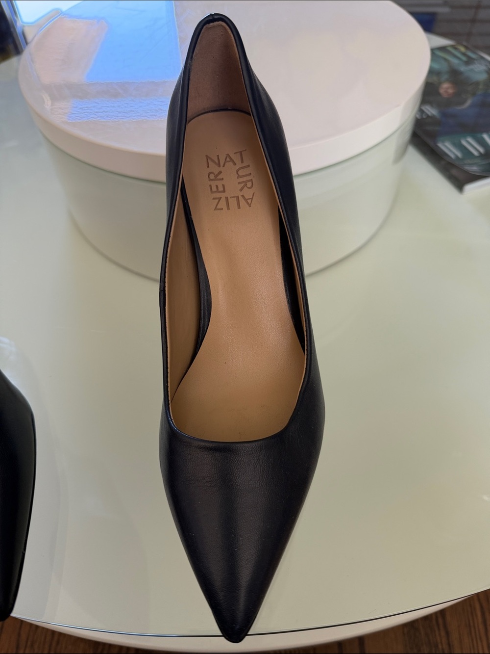 Naturalizer Black Pointed-Toe Leather Pump size 7.5 - Brand New!